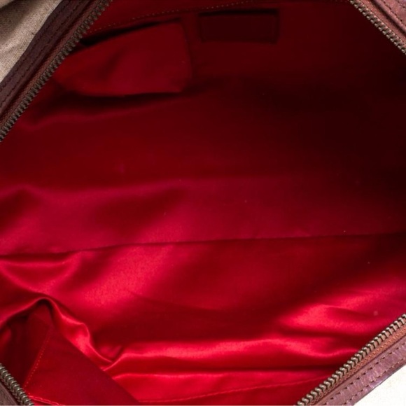 Christian Louboutin Gold and Brown Satchel with Luxurious Embellishments- As is - Picture 6 of 14